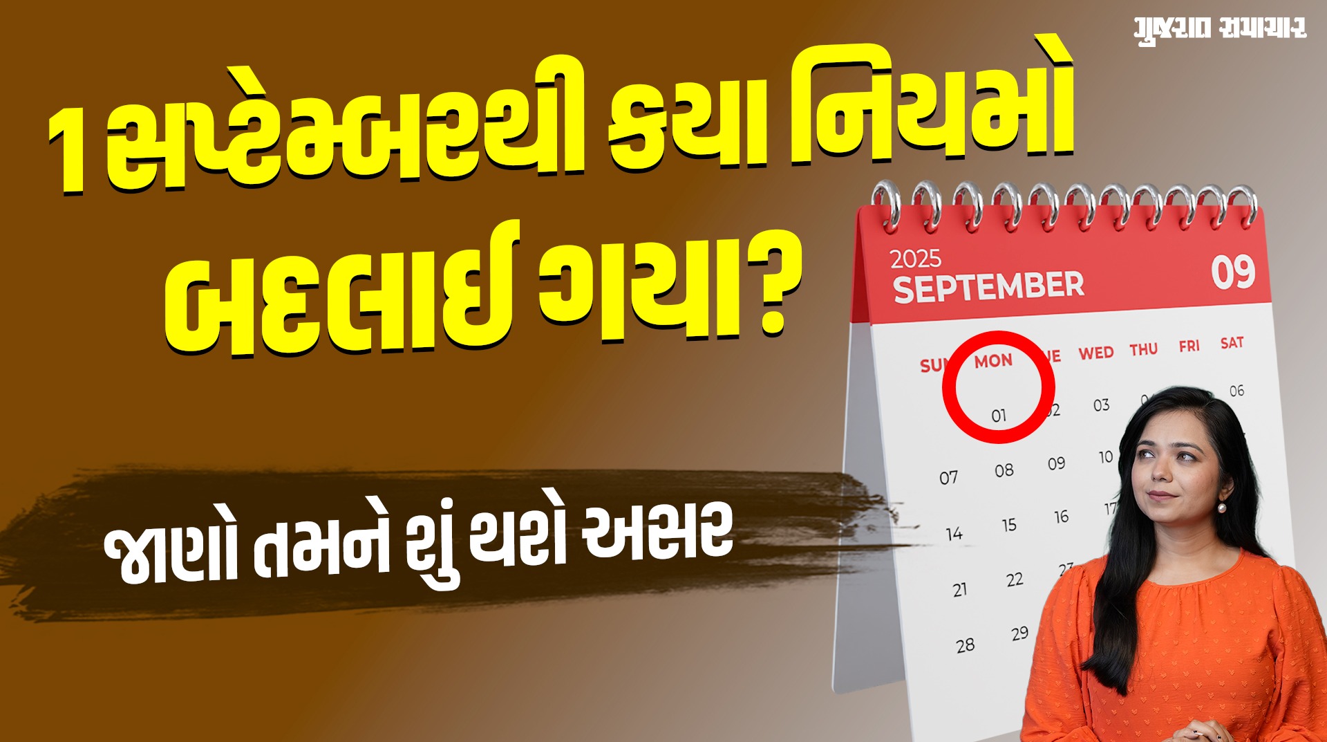 આજથી કયા નિયમો બદલાયા? જાણો તમને શું અસર થશે | Rules Changed From 1 September | Gujarat Samachar