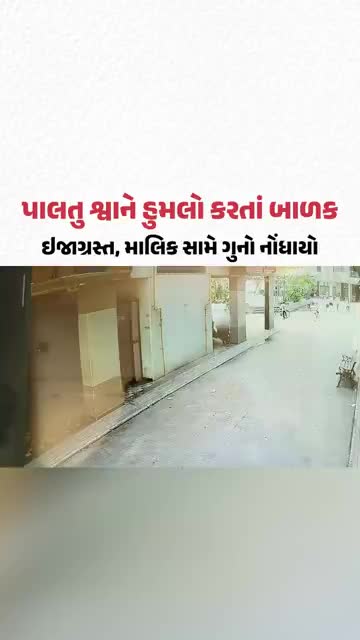 Ahmedabadના ન્યૂ મણિનગરમાં પાલતુ શ્વાને હુમલો કરતાં બાળક ઇજાગ્રસ્ત, માલિક સામે ગુનો નોંધાયો